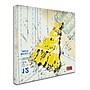 Trademark Roderick Stevens "Shoulder Dress Yellow n White" Gallery-Wrapped Canvas Art, 18" x 18"~#|#~m001704662_sc7
