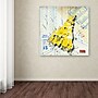 Trademark Roderick Stevens "Shoulder Dress Yellow n White" Gallery-Wrapped Canvas Art, 18" x 18"~#|#~m001704663_sc7