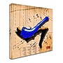 Trademark Roderick Stevens "Suede Heel Blue" Gallery-Wrapped Canvas Art, 35" x 35"~#|#~m001704788_sc7