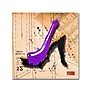 Trademark Roderick Stevens "Suede Heel Purple" Gallery-Wrapped Canvas Art, 18" x 18"~#|#~m001704859_sc7