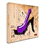 Trademark Roderick Stevens "Suede Heel Purple" Gallery-Wrapped Canvas Art, 18" x 18"~#|#~m001704860_sc7