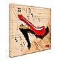 Trademark Roderick Stevens "Suede Heel Red" Gallery-Wrapped Canvas Art, 14" x 14"~#|#~m001704878_sc7