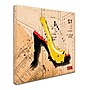 Trademark Roderick Stevens "Suede Heel Yellow" Gallery-Wrapped Canvas Art, 35" x 35"~#|#~m001704896_sc7