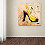 Trademark Roderick Stevens "Suede Heel Yellow" Gallery-Wrapped Canvas Art, 35" x 35"~#|#~m001704897_sc7