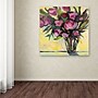 Trademark Sheila Golden "Pink Floral Bouquet" Gallery-Wrapped Canvas Art, 35" x 35"~#|#~m001704962_sc7