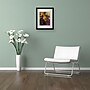 Trademark Sheila Golden "Tropical Evening" Art, White Matte With Black Frame, 16" x 20"~#|#~m001705000_sc7