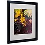Trademark Sheila Golden "Tropical Evening" Art, White Matte With Black Frame, 16" x 20"~#|#~m001705001_sc7