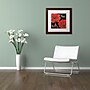Trademark Daphne Brissonnet "Petals and Wings II" Art, White Matte W/Wood Frame, 11" x 11"~#|#~m001706072_sc7