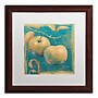 Trademark Daphne Brissonnet "Lovely Fruits II" Art, White Matte W/Wood Frame, 16" x 16"~#|#~m001706111_sc7