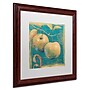 Trademark Daphne Brissonnet "Lovely Fruits II" Art, White Matte W/Wood Frame, 16" x 16"~#|#~m001706112_sc7