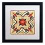 Trademark Daphne Brissonnet "Bohemian...Square I" Art, White Matte W/Black Frame, 16" x 16"~#|#~m001706194_sc7
