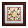 Trademark Daphne Brissonnet "Bohemian...Square II" Art, White Matte W/Wood Frame, 11" x 11"~#|#~m001706212_sc7
