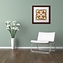 Trademark Daphne Brissonnet "Bohemian...Square IV" Art, White Matte W/Wood Frame, 16" x 16"~#|#~m001706240_sc7