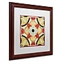 Trademark Daphne Brissonnet "Bohemian...Square IV" Art, White Matte W/Wood Frame, 16" x 16"~#|#~m001706242_sc7