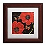 Trademark Daphne Brissonnet "Petals and Wings III" Art, White Matte W/Wood Frame, 11" x 11"~#|#~m001706296_sc7