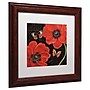 Trademark Daphne Brissonnet "Petals and Wings III" Art, White Matte W/Wood Frame, 11" x 11"~#|#~m001706297_sc7
