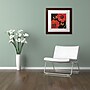 Trademark Daphne Brissonnet "Petals and Wings III" Art, White Matte W/Wood Frame, 11" x 11"~#|#~m001706298_sc7