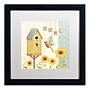 Trademark Daphne Brissonnet "Welcome Home I" Art, White Matte W/Black Frame, 16" x 16"~#|#~m001706304_sc7