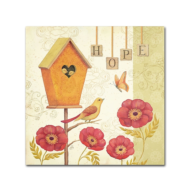 Trademark Daphne Brissonnet "Welcome Home III" Gallery-Wrapped Canvas Art, 14" x 14" image 1