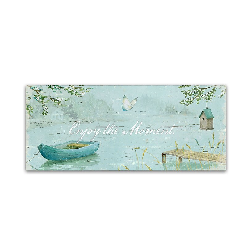 Trademark Daphne Brissonnet "Serene Moments IV" Gallery-Wrapped Canvas Art, 20" x 47" image 1