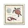 Trademark Daphne Brissonnet "Oceanography II" Gallery-Wrapped Canvas Art, 18" x 18"~#|#~m001706455_sc7