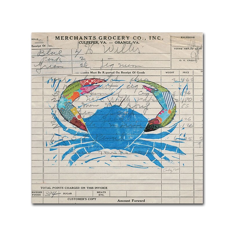 Trademark Courtney Prahl "Fresh from the Sea I" Gallery-Wrapped Canvas Art, 14" x 14" image 1