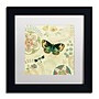 Trademark Daphne Brissonnet "Folk Floral II" Art, White Matte W/Black Frame, 11" x 11"~#|#~m001706651_sc7
