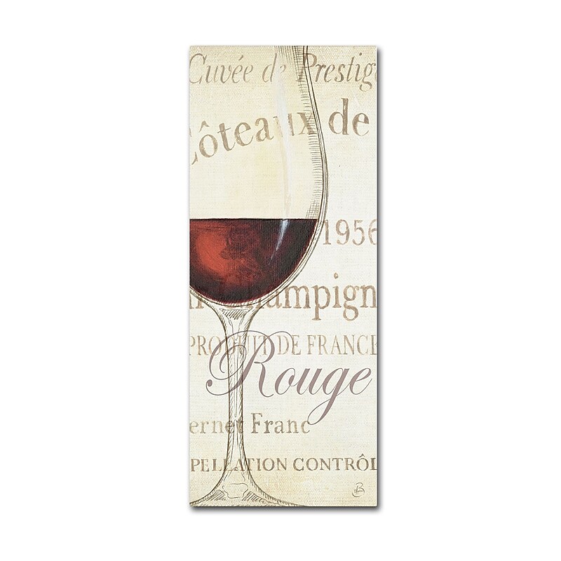 Trademark Daphne Brissonnet "Les Rouge" Gallery-Wrapped Canvas Art, 8" x 19" image 1