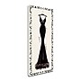 Trademark Emily Adams "Couture Noir Original I with Border" Gallery-Wrapped Canvas Art, 20" x 47"~#|#~m001706671_sc7