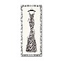 Trademark Emily Adams "Couture Noir Original II with Border" Gallery-Wrapped Canvas Art, 20" x 47"~#|#~m001706673_sc7
