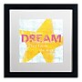 Trademark Sue Schlabach "Letterpress Dream" Art, White Matte With Black Frame, 16" x 16"~#|#~m001706781_sc7