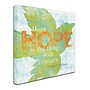 Trademark Sue Schlabach "Letterpress Hope" Gallery-Wrapped Canvas Art, 24" x 24"~#|#~m001706797_sc7