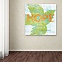 Trademark Sue Schlabach "Letterpress Hope" Gallery-Wrapped Canvas Art, 24" x 24"~#|#~m001706798_sc7