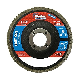 WEILER Vortec-Pro Abrasive Flap Disc