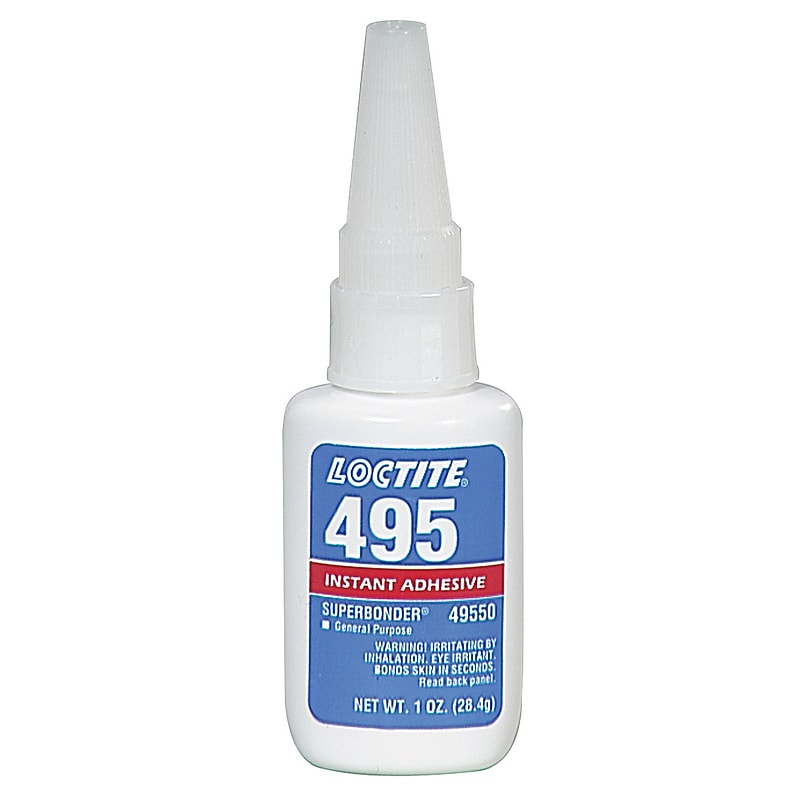 Loctite 495 Super Bonder Instant Adhesive, 1 oz., Clear (442-49550) image 1