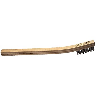 ADVANCE BRUSH Welders Toothbrush Carbon Steel Wire Wooden