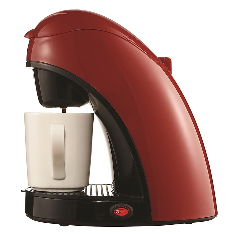 Brentwood Single Serve Coffee Maker, Red (TS-112R) image 1