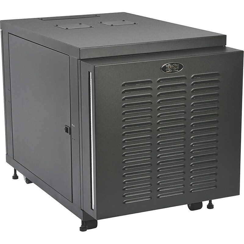 Tripp Lite SmartRack 12U Industrial Floor Rack Enclosure Cabinet, Black image 1