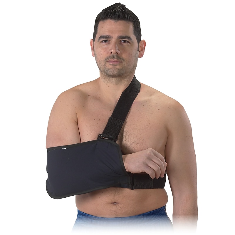 Bilt-Rite Mutual, Arm Sling with Immobilizing Strap, Blue, 2 pack (10-59250-LG-2) image 1