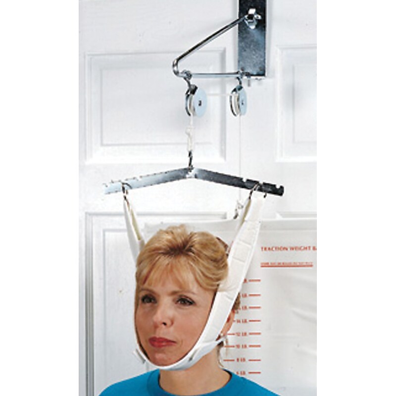 Bilt-Rite Adjustable Cervical Overdoor Traction Set, 2/Bundle (10-19000-2) image 1