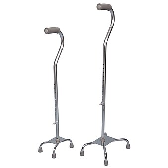 Bilt-Rite Mutual, Large Quad Cane, 2 pack (10-99005-2)
