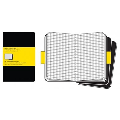 Moleskine Cahier Large 1Subject Professional Notebooks, 5" x 8.25