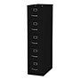 Lorell Commercial Grade Vertical File Cabinet, Black, 15" x 26.5" x 61"~#|#~m001835298_sc7