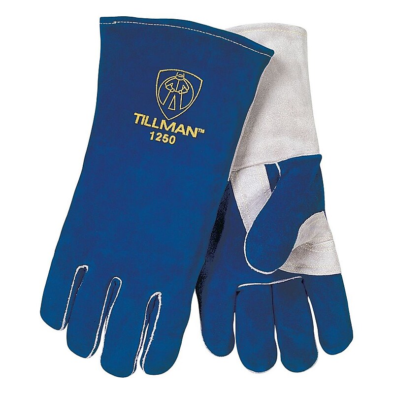Tillman™ Cotton Welding Gloves, Blue, X-Large (1250) image 1