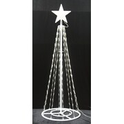 Alpine 86 inch Christmas Tree Tower Decoration