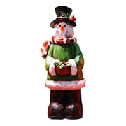 Alpine Snowman Garden Statue Christmas Decoration