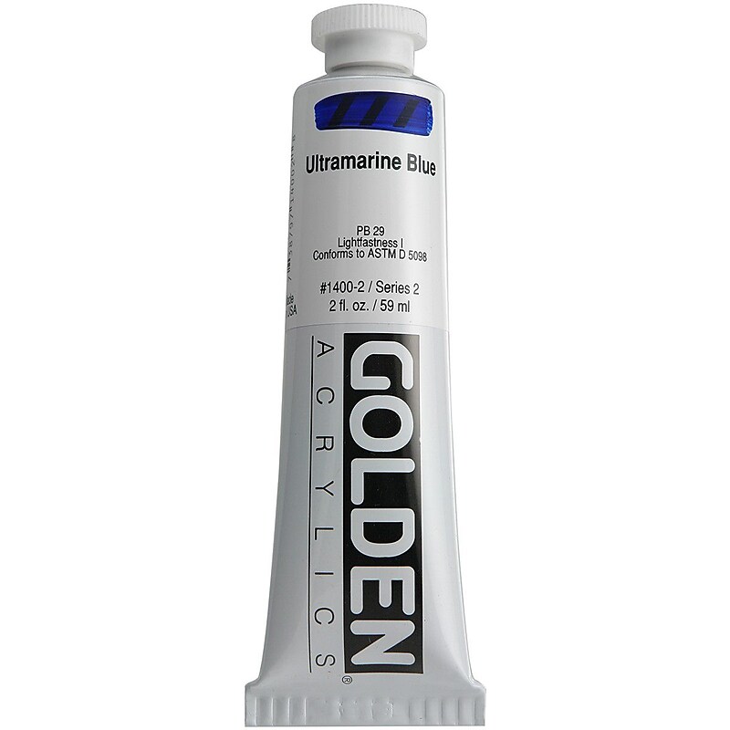 Pro-Art® Golden 2 oz. Heavy Body Acrylic Paint, Ultramarine Blue image 1