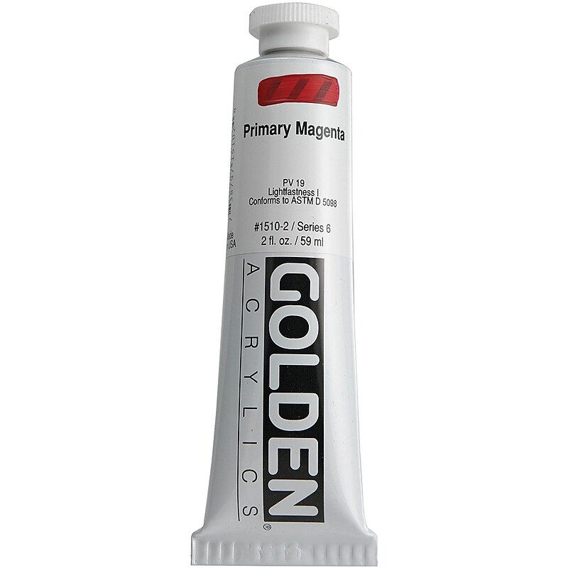 Pro-Art® Golden 2 oz. Heavy Body Acrylic Paint, Primary Magenta image 1