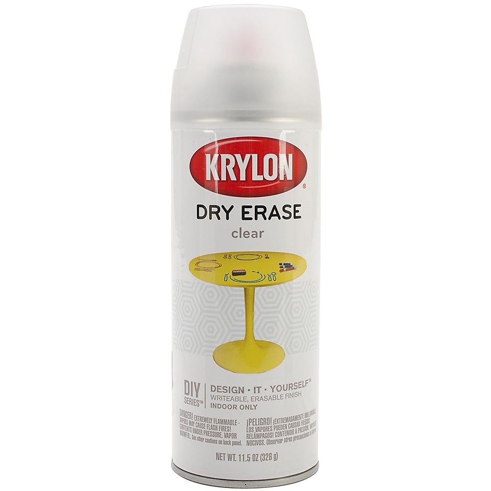 Krylon 11.5 oz. Dry Erase Aerosol Spray, Clear