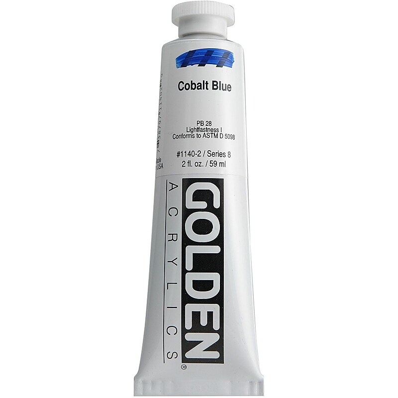 Pro-Art® Golden 2 oz. Heavy Body Acrylic Paint, Cobalt Blue image 1